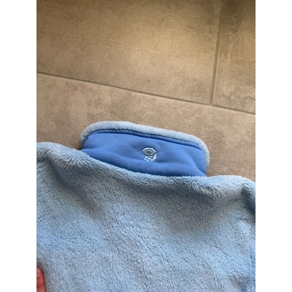 Mountain Hardwear Monkey Woman Fleece Jacket Blue Full Zip Polartec Small - Picture 9 of 9